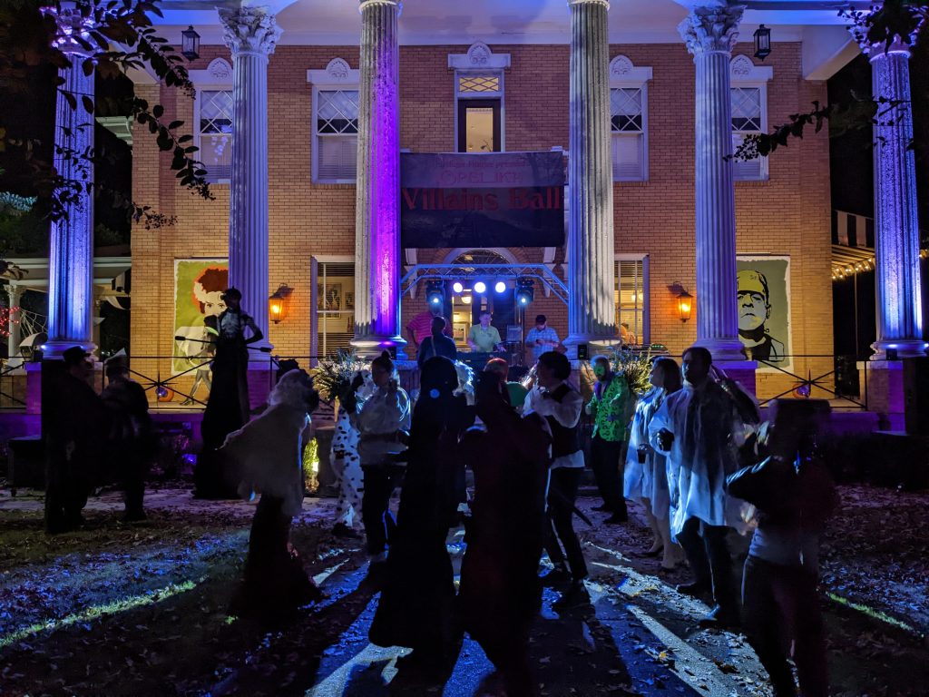 Opelika Villains Ball Halloween party 2022 at Heritage House