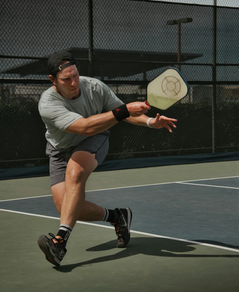 Playing pickleball in Opelika, Alabama